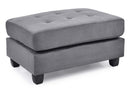 Malone  Ottoman, Gray