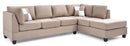 Malone Sectional, Mocha