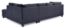 Malone  Sectional, Black