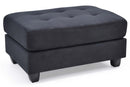 Malone  Ottoman, Black