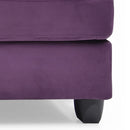 Malone  Sectional, Purple