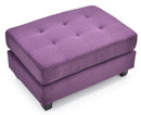 Malone  Ottoman, Purple