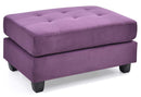 Malone  Ottoman, Purple