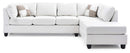 Malone  Sectional, White