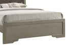 Lorana Queen Bed, Silver Champagne