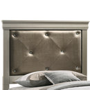 Lorana Twin Bed, Silver Champagne