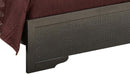 Lorana Queen Box Spring Bed, Metalic Black