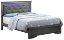 Lorana Twin Box Spring Bed, Metalic Black