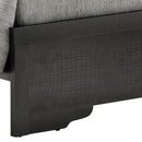 Lorana Twin Box Spring Bed, Metalic Black