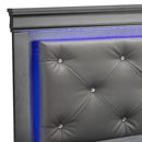 Lorana Twin Box Spring Bed, Metalic Black