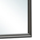 Lorana 38"L x 38"H Mirror, Metalic Black