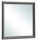Lorana 38"L x 38"H Mirror, Metalic Black
