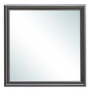 Lorana 38"L x 38"H Mirror, Metalic Black