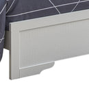 Lorana Full Bed, Silver Champagne