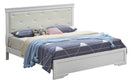 Lorana Full Bed, Silver Champagne