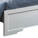 Lorana King Box Spring Bed, Silver Champagne