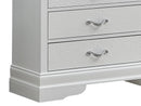Lorana 6-Drawers Dresser, Silver Champagne
