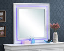 Lorana 38"L x 38"H Mirror, Silver Champagne