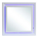 Lorana 38"L x 38"H Vanity Mirror, White