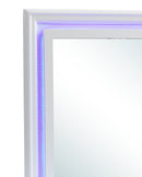 Lorana 38"L x 38"H Mirror, Silver Champagne