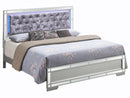 Madison Full Bed, Silver Champagne