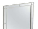 Madison 38"L x 38"H Mirror, Silver Champagne