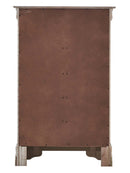 Verona 5-Drawers Chest, Silver Champagne