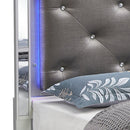 Verona Queen Box Spring Bed, Silver Champagne
