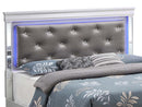 Verona Queen Box Spring Bed, Silver Champagne