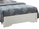 Verona Queen Box Spring Bed, Silver Champagne