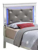 Verona Twin Box Spring Bed, Silver Champagne