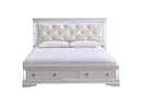 Verona Full Storage Bed, Pearl