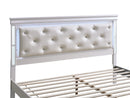 Verona Queen Storage Bed, Pearl