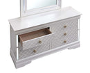 Verona 6-Drawers Dresser, Pearl