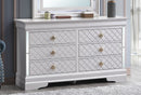 Verona 6-Drawers Dresser, Pearl