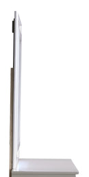 Verona 38"L x 38"H Mirror, Pearl