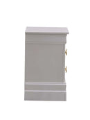 Verona 2-Drawers Nightstand, Pearl