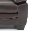 Marta 59in Loveseat, Dark Brown