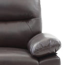 Marta 59in Loveseat, Dark Brown