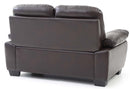 Marta 59in Loveseat, Dark Brown