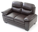 Marta 59in Loveseat, Dark Brown