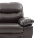 Marta 78in Sofa, Dark Brown