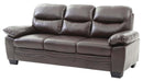 Marta 78in Sofa, Dark Brown
