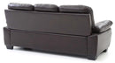 Marta 78in Sofa, Dark Brown