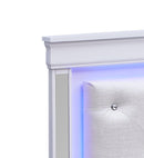 Verona Twin Storage Bed, Silver Champagne