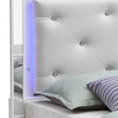 Verona King Box Spring Bed, Silver Champagne