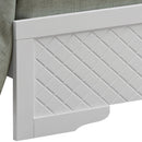 Verona Queen Box Spring Bed, Silver Champagne