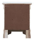 Verona 2-Drawers Nightstand, White