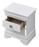 Verona 2-Drawers Nightstand, White