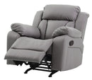 Daria Reclining Chair, Gray